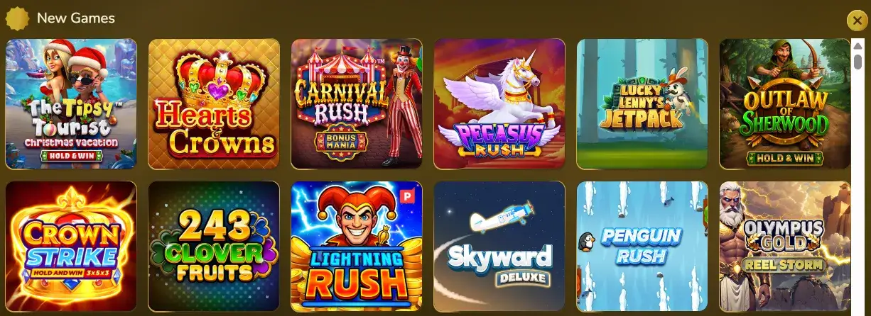 Prestige Casino online slots collection – thousands of real money slot games from top providers